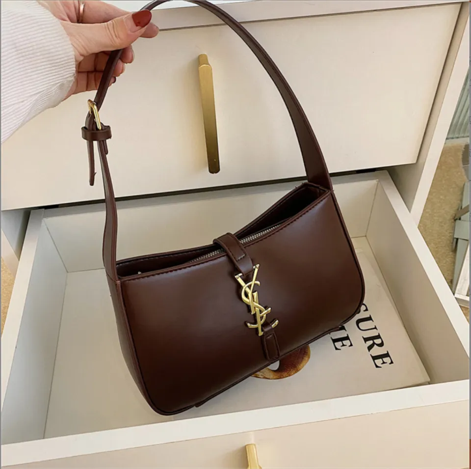 YSL Luxury Designer famous brands PU Leather ladies hand bags for