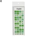 Notebook English Keyboard Sticker Macaron Color Button Sticker For Laptops Desktop Computer Sticker Scrub Repair Film S9Z3. 