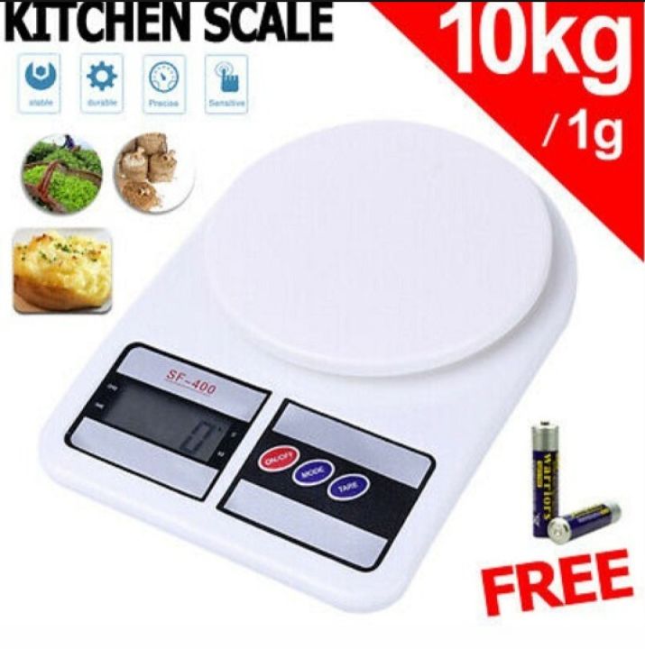 Electronic Kitchen Digital LCD DIsplay Weighing Scale 10 Kg - Weight Machine