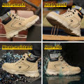 【selevn roind】 Winter Work Safety Shoes Men Safety Boots Anti-smash Anti-stab Work Shoes Sneakers Steel Toe Shoes Male Work Boot Indestructible.
