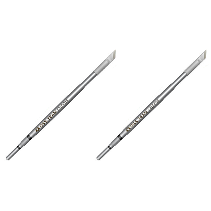 2X C210 Series Soldering Tip Lead-Free Solder Welding Head for T210 Handle for Sugon T26 T26D Soldering Station(018)