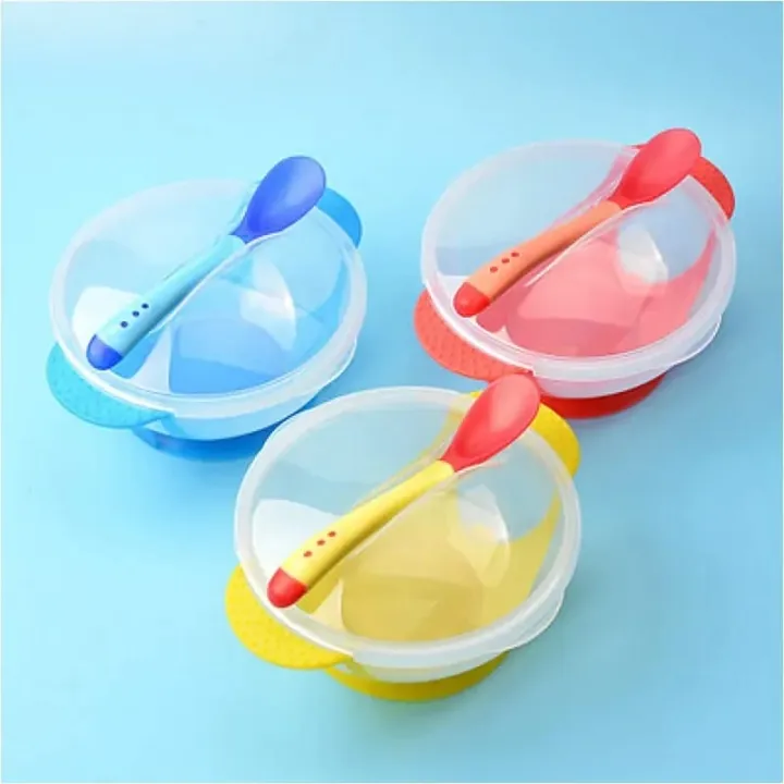 Baby%20Suction%20Feeding%20Bowl%20with%20Spoon%20Bowl%201%20Set%20Multicolor%20-%20Image%202