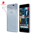 Transparent TPU Cases For Pixel 2 Flexible Rubber Material Shockproof Ultra Thin Lightweight Slim Crystal Clear TPU Phone Cases Phone Back Covers. 