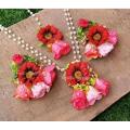 Fabric Artificial Flower Jewellery. 