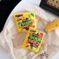 3D Cute Skittles Bubble Gum Plum Flower Drink For Airpods 3 2 Pro Earphone Case Charge Box Soft Wireless Bluetooth Protect Cover Moonlight Shines.