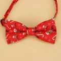 Men's Christmas Bow Ties Cotton Festival Theme Tie Snowflake Christmas Tree Pattern Mens Bow Tie Christmas Party Gift for Men. 