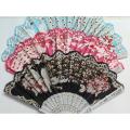 Chinese Style Lace Hand Held Folding Fan/Dance Party Wedding Decor Hand Fans Wedding Favors Chinese -1pcs. 