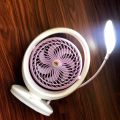JR-2018 Rechargeable Fan With Light Portable MINI Fan Multi-functional Rechargeable Portable. 