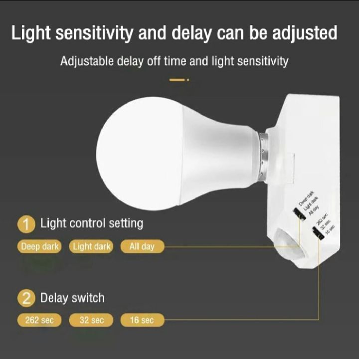Human%20Infrared%20Sensor%20Switch%20(PIR%20Motion%20Sensor%20Light%20Socket)%20Adjustable%20Automatic%20On/Off%20for%20Nighttime%20Basement%20Lighting%20Control%20-%20Image%204