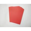Color Paper A4 for Craft, Art & Photocopy - 100 Sheets. Red Colour. 80GSM. 