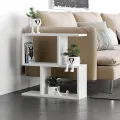 Sofa Side Table | End Table | Books Storage | Bedside Table | Side Table Book Shelf | Storage Rack | Modern Books Shelf | Open Showpiece Shelf | (Model: CSS111). 