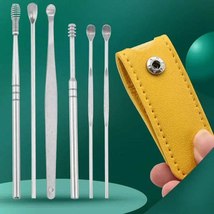 Ear%20Pick%20Set%20Portable%20Ear%20Cleaner%20Set%20Stainless%20Steel%20With%20Lather%20Case%201set%206%20PCS%20-%20Image%202