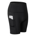 High Waisted Yoga Shorts,Women Side Pocket Tight Athletic Training Sports Short,Quick-Dry Stretch Running Fitness Shorts. 