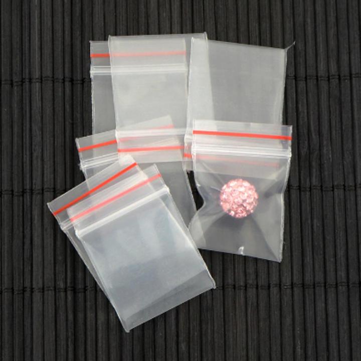 1.5*2 inch Zip Lock Plastic Packet - 100 pcs pack