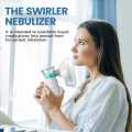 Portable Mesh Nebulizer Handheld, One Touch Operation, No Noise, High Nebulization Rate, Personal Inhalers For Breathing Problems.