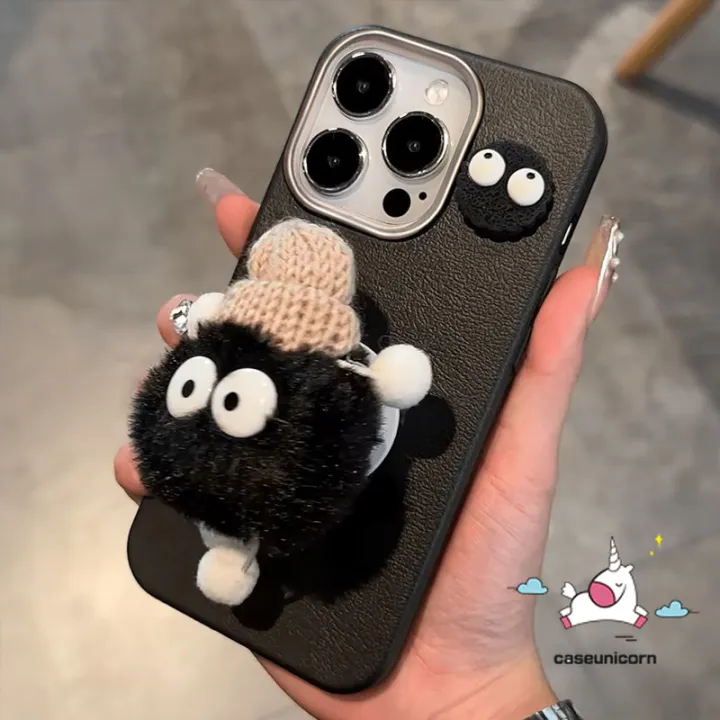 Cartoon%20Cute%20Plush%20Coal%20Ball%20Bracket%20Cute%20Cookie%20DIY%20Doll%20Case%20Compatible%20for%20IPhone%2016%2014%2012%2013%2015%2011%20Pro%20Max%20XR%2016%2014%2015%20Plus%20X%20XS%20Max%2016Pro%20Luxury%20Skin%20Feel%20Leather%20Texture%20Case%20-%20Image%208