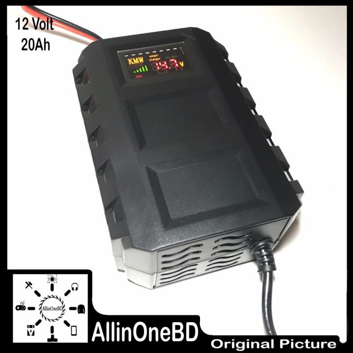 Battery charge full auto and digital 12 volt 20 ah digital display