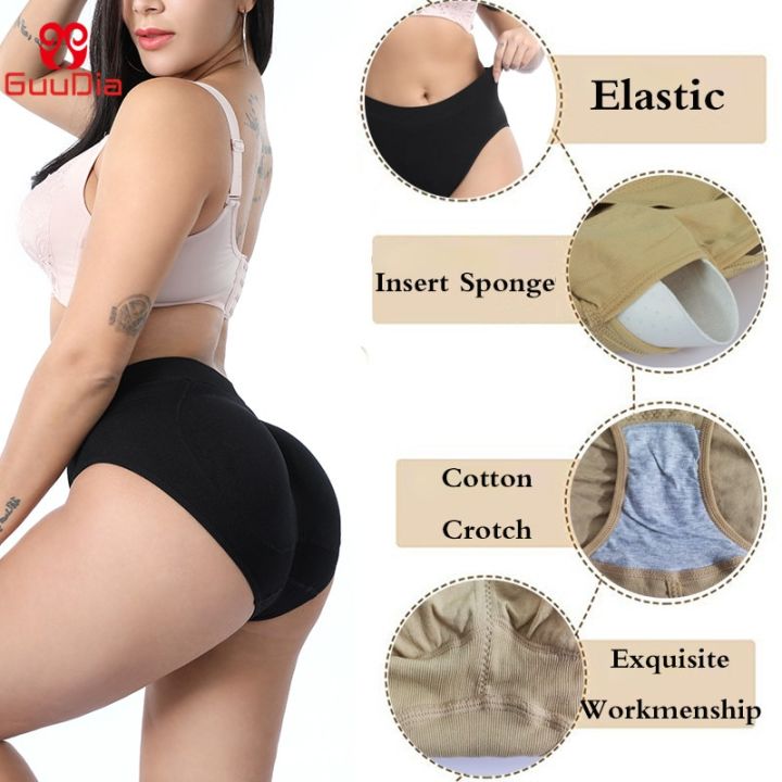Womens%20Shapewear%20%20Lifter%20Padded%20Control%20Panties%20Body%20Shaper%20Brief%20%20Enhancer%20Shapers%20Push%20Up%20Fake%20Booty%20Panty%20-%20Image%204