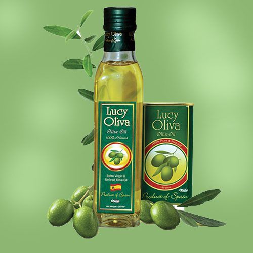 Lucy Olive Oil (Spain) – 100ml / 250ml / 500ml – Pure Extra Virgin Olive Oil for Skin, Hair & Baby Care