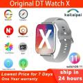 DT Watch X 10 Smart Watch AMOLED 4GB ROM BT Call Compass TWS NFC ChatGPT Game Smart Gesture 3D Vision Smartwatch For Android Ios. 
