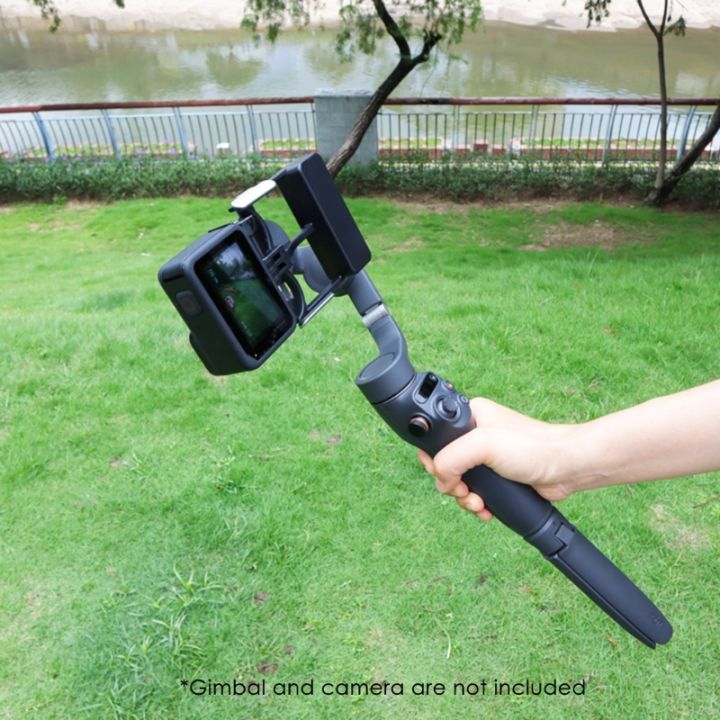 Lightweight%20Handheld%20Stabilizer%20Gimbal%20Adapter%20Mount%20Plate%20with%20Thumb%20Screw%20for%20DJI%20OM%206%205%204%203%20Action%20Cameras%20Mounting%20Part%20-%20Image%204