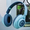 40mm Dynamic Coil Headphones Wireless Foldable Headphones with Hifi Sound Noise Reduction Mic 10h Playtime Over Ear for Home.