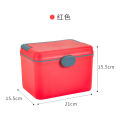 Large capacity home medicine box, medical multi-layer first aid box, medicine storage box, plastic family pack, small small medicine box. 