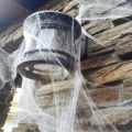 Halloween Decorations Artificial Spider Web Super Stretch Cobwebs with Fake Spiders Scary Party Scene Decor Horror House Props. 
