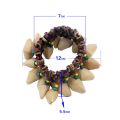 2PCS African Tribal Style Nuts Shell Bracelet Dora Nut Handbell Percussion Accessories. 