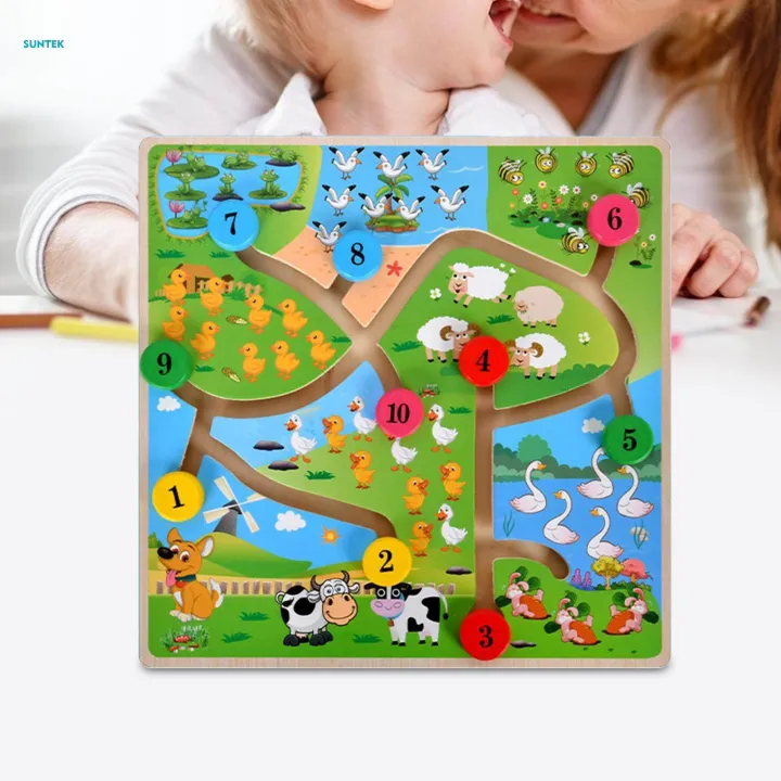 Wooden%20Puzzle%20Toys%20Board%20Games%20Maze%20Puzzle%20Game%20for%20Preschool%20Children%20Girls%20-%20Image%203