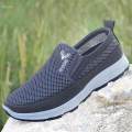 Men's Casual Shoes Trainers Outdoor Walking Shoes Non Slip Soles Lightweight 44 Gray.