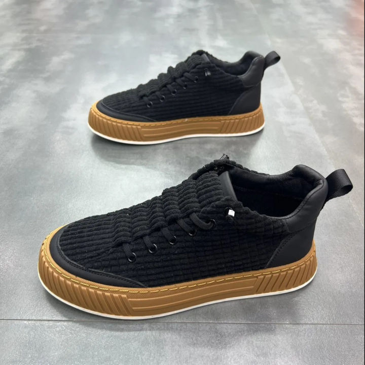 2023%20new%20suede%20men's%20shoes%20spring%20and%20autumn%20casual%20shoes%20Korean%20fashion%20Shu%20Fei%20weaving%20single%20shoes%20men's%20shoes%20one%20piece%20dropshipping%20-%20Image%203