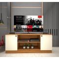 Trendy Mart Tv Unit for Living Room | TV Cabinet - TV  Table for Bedroom | Tv Stand | 2 Door with 2 Shelf Storage, Teak Finish. 