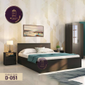 Andormahal Exceptional MDF Bedroom Set (5/7 feet Bed, Almirah,1 Side Table). 