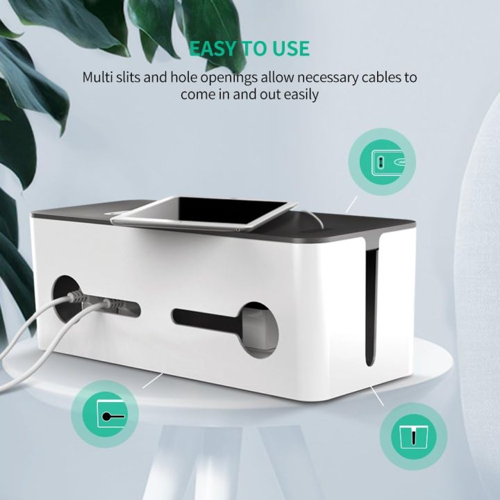 UGREEN%20LP110%20Universal%20Cable%20Management%20Box%20Small/Large%20Size%20-%20Ugreen%20Smart%20Power%20Socket%20Container%20Premium%20-%20green%20Wire%20Line%20Storage%20Box%20Prevent%20Children%20touch%20-%20Image%206