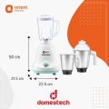 Orient Kitchen Kraft 900 Watts (4 Jars) Mixer Grinder / Blender / Juicer. 