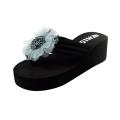 36-41 কোরিয়ান স্টাইলের ওয়েজস মহিলাদের লেডিস সামার ফুলের হোম ওয়েজস বিচ জুতা স্যান্ডেল ফ্লিপ ফ্লপ স্লিপারস. 
