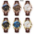 New Luxury Leather Waterproof Quartz Fashion Watch for Men. 