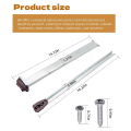Metal Drawer Slide Replacement for Various Dressers and Nightstands, Drawer Track and Rail Kit with Metal Support Plate.