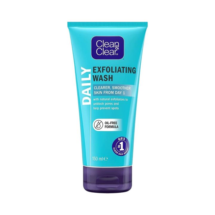 CLEAN%20CLEAR%20EXFOLIATING%20DAILY%20WASH%20(FRANCE)%20-%20150ML%20-%20Image%202