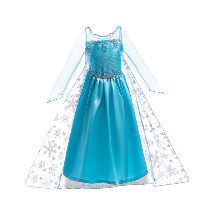 Elsa%20Dress%20for%20Girls%20Elsa%20Costume%20Snow%20Queen%20Anna%20Dress%20Cosplay%20Birthday%20Party%20Children%20Kids%202024%20Carnival%20Girl%20Frozen%20Costume%20-%20Image%202