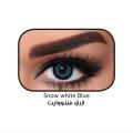 Bella Contact Lens - snow white blue (lens kit free). 
