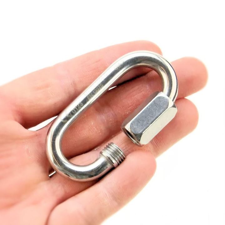 Stainless%20Steel%20Nut-Lock%20Quick%20Link%20Carabiner%20-%20Image%204