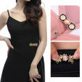 1/5/10Pairs New Sewing-free Metal Butterflies Button Skirt Pants Waist Adjustment Buckle Clothing Decoration Accessories.