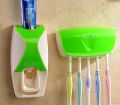 Automatic Toothpaste Squeezing Device Plastic Toothbrush Holder.