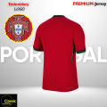 Portugal Full Sleeve Football Jersey For ManWoman-T-Shirt For ManWoman-Portugal Jersey. 