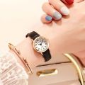 New Clock Women Watches Ladies Rose Gold Wrist Watches Women Small Leather Strap Bracelet Watch For Girls Gift Relogio Feminino. 