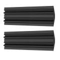BRADOO-8 Pcs Acoustic Panels Studio Acoustic Soundproof Foam,Sound Treatment Bass Trap Corner,Sound Panels Wedges,12X12X48cm. 