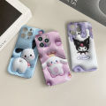 Hontinga for Samsung Galaxy S21+ 5G Back Cover Cool Cute Kuromi All-inclusive Film Hard Phone Case Camera Protection Mobile Cover.