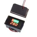 Car Charge Level Indicator DC 12V 24V 36V 48V 60V 72V Capacity Meter Tester Display LED Tester Voltmeter.